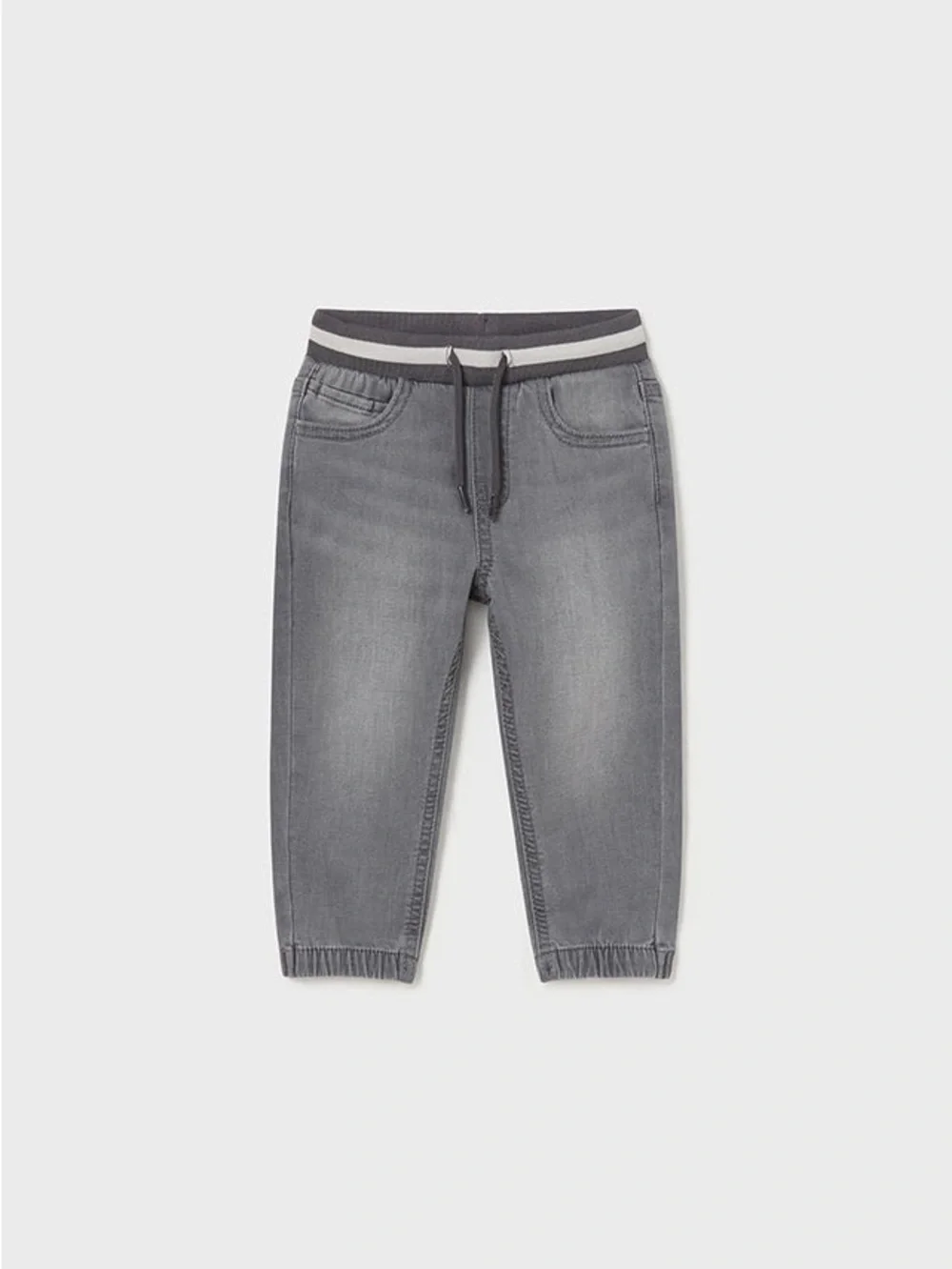 Kids' Gray Jogger Denim Pants. NWOT 6m